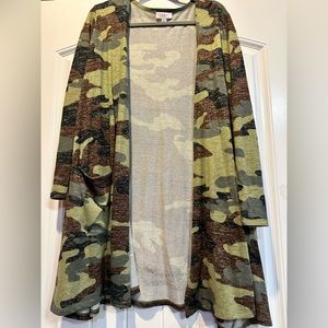 Lularoe brand. long cardigan. Size large.